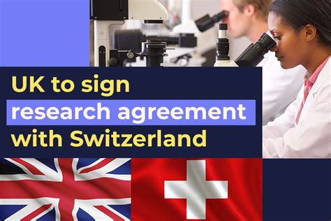 UK signs major science co-operation agreement with Switzerland - GOV.UK