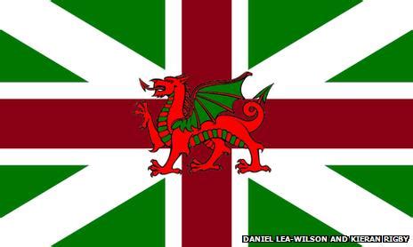 Poll asks if Welsh element to Union flag idea is a flyer - BBC News