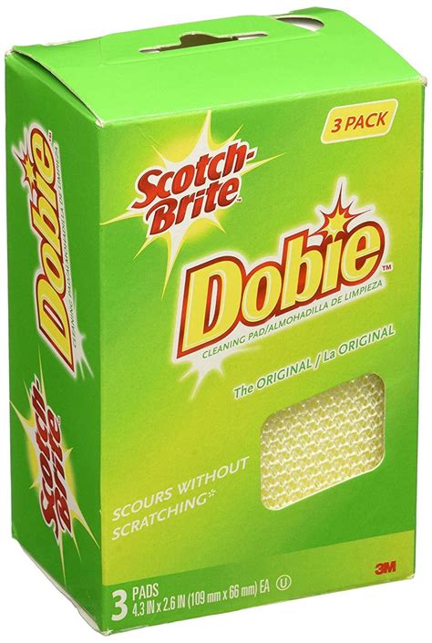 Scotch-Brite 3PK Dobie Cleaning Pad - Walmart.com