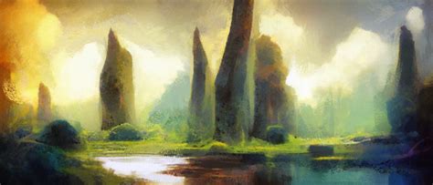 ArtStation - Alien planet landscape concept #2