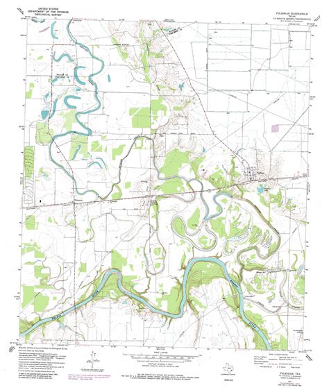 Fulshear topographic map 1:24,000 scale, Texas