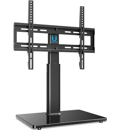 FITUEYES Universal TV Stand Tabletop Base with Swivel Mount for 32 to 60 inch Flat Screen TV 2 ...