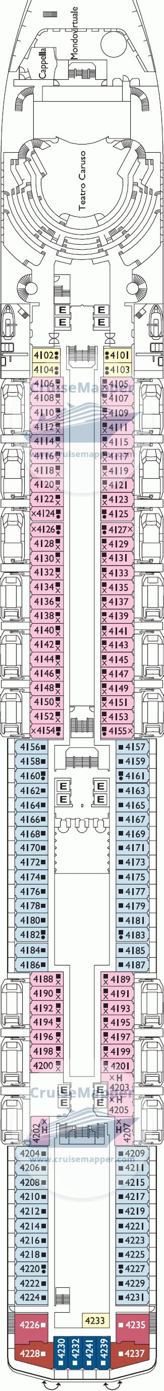 Margaritaville Islander deck 16 plan | CruiseMapper