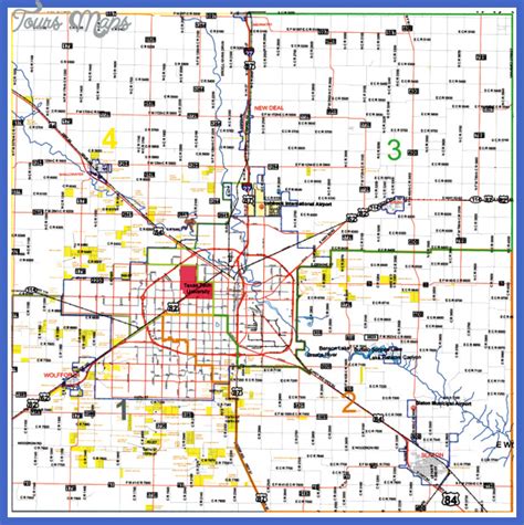 Lubbock Map - ToursMaps.com