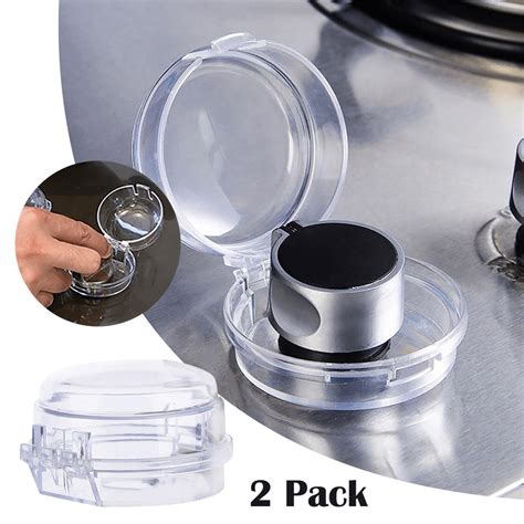 Buy Pair of Universal Kitchen Gas Stove Knob Covers Without Lock ...