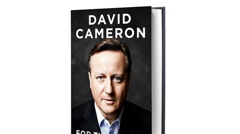 David Cameron's book For The Record: less the villain of the piece than ...