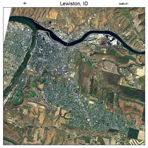 Aerial Photography Map of Lewiston, ID Idaho