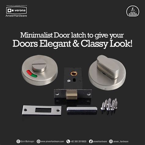 Stainless Steel Toilet Door Lock BL-01 ⋆ Anwer Hardware