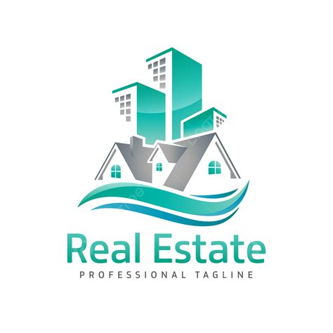 Sea Side Commercial And Residential Real Estate Logo Template Download on Pngtree