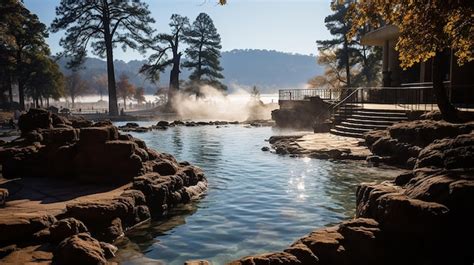 Premium AI Image | Hot Springs National Park