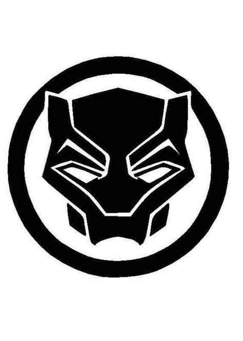 Black Panther Logo Symbol Vinyl Decal Sticker FREE SHIPPING - Etsy ...