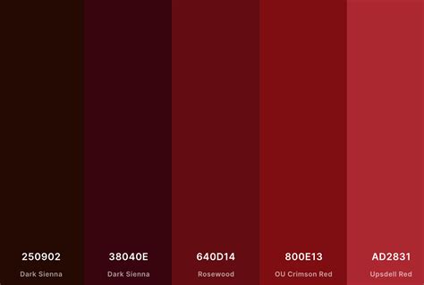 Maroon Color Palette, Hex Color Palette, Red Color Schemes, Red Color ...