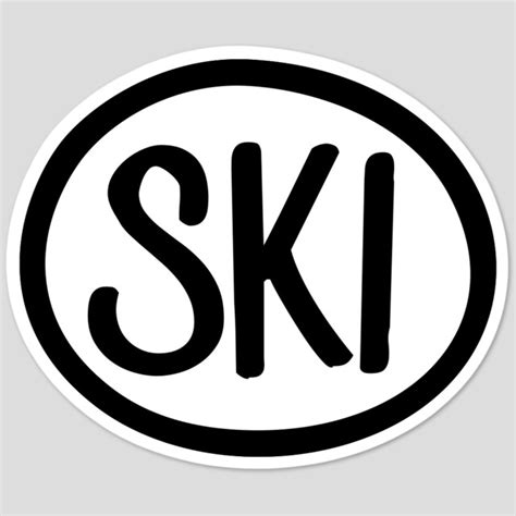 Ski Sticker By LudlumDesign Design By Humans