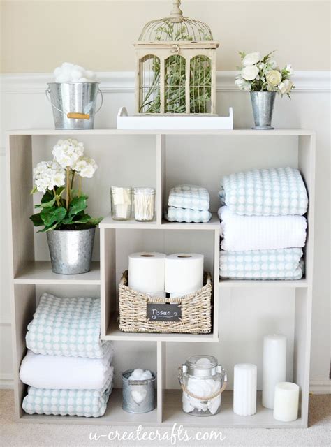 √ 24 Decorative Bathroom Shelves Ideas in 2020 | Diy bathroom storage ...