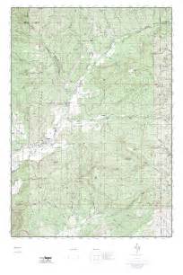 MyTopo Marcola, Oregon USGS Quad Topo Map