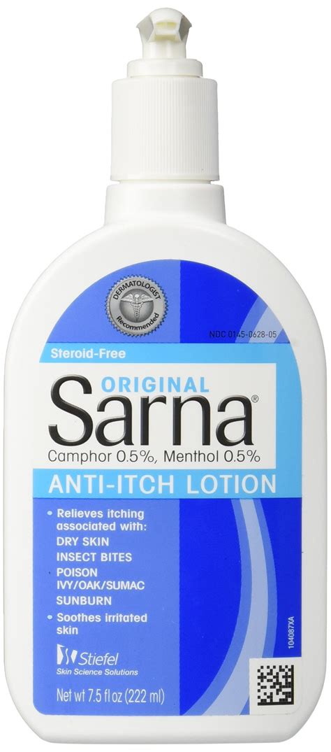 Sarna Original Anti-Itch Lotion for Dry Skin, Insect Bites, Sunburn ...