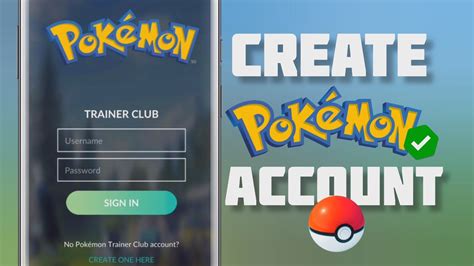 How to Create a pokemon Go Trainer Club Account - YouTube