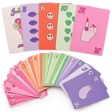 Buy xo, Fetti Bachelorette Party Card Game, Rainbow Deck of Playing ...