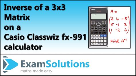 Inverse Matrix Method Calculator With Steps - Johnathan Dostie's ...