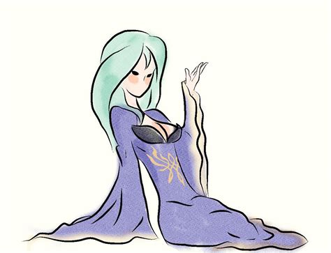 Byleth in the art style of Okami, dress inspired by Sothis : r/fireemblem