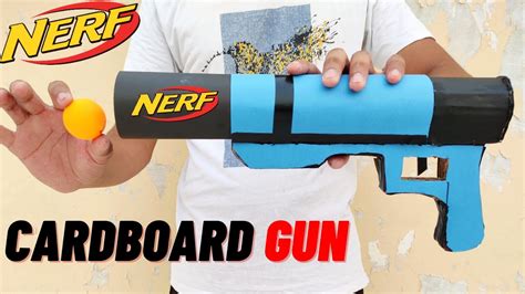 How to Make Cardboard Gun | Nerf Gun | That Actually Shoots | Diy Cardboard Gun | Mad Times ...