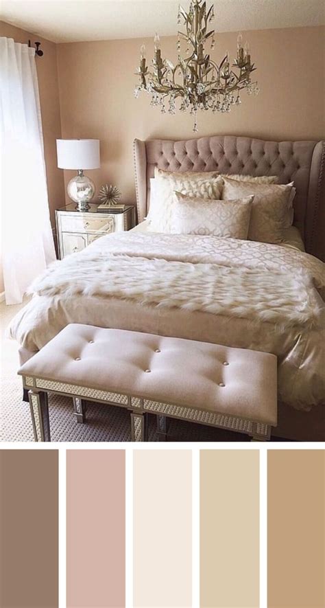 Perfect Nude Bedroom Color Scheme Ideas - Saved for headboard and bench @ foot of the bed ...