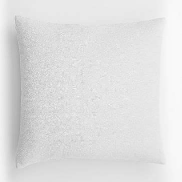 Textured Boucle Pillow Cover - Stone White | Pillows, Velvet pillow covers, Velvet pillows
