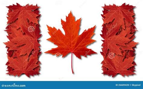 Canada Leaf Flag stock illustration. Illustration of ideas - 26689428