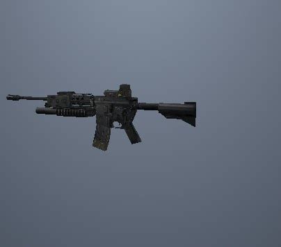 M4A1 From call of duty 4 modern warfare