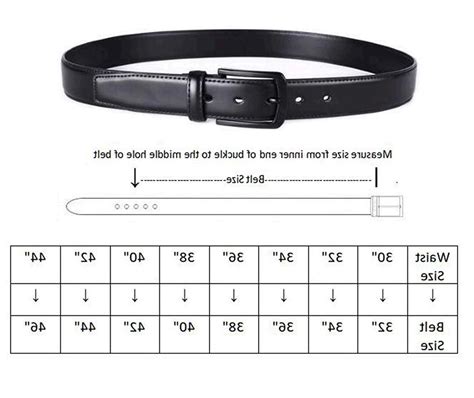 Belt Size Chart For 38 Waist | NAR Media Kit