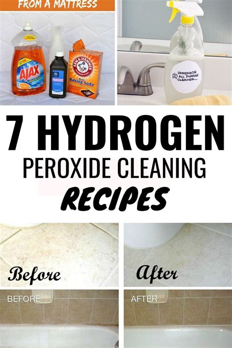 7 Hydrogen Peroxide Cleaner Recipes That Will Clean Virtually Anything - Craftsonfire | Cleaning ...