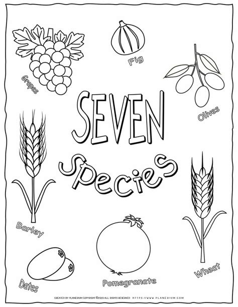 Best Printables For Shavuot 2024 | Planerium | Shavuot, Coloring pages ...