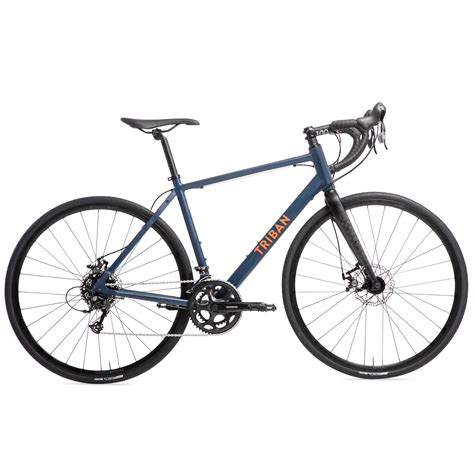 RC 120 Disc Road Bike, Blue - Microshift TRIBAN - Decathlon