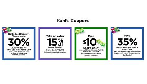 How to Get Kohl's Coupons (for 35% off, 15% off and more)