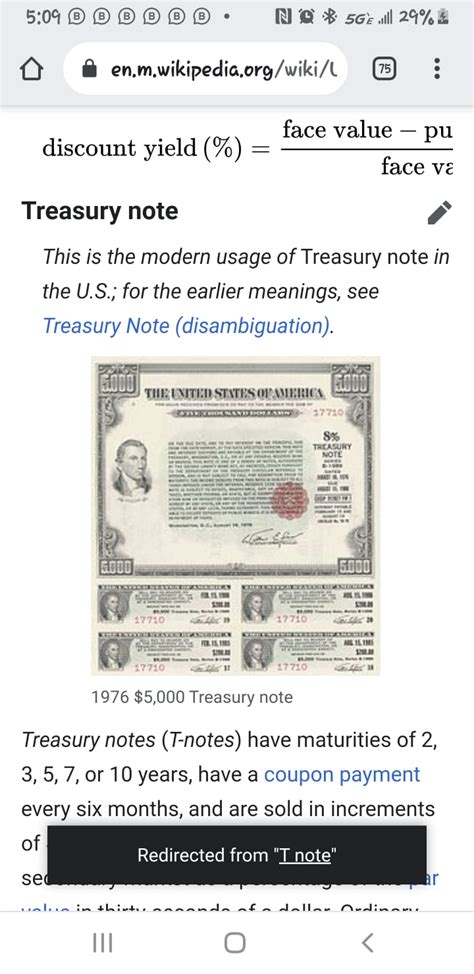 U.S. Treasury Notes and Bonds.