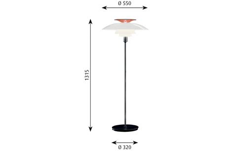 PH 80 Louis Poulsen Floor Lamp - Milia Shop