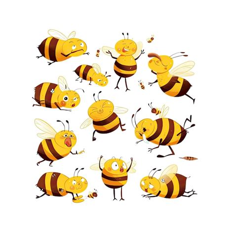 Hilarious Collection Of Funny Bee Cartoons Cartoon Illustration ...