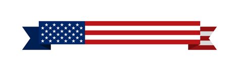 American Flag Banner Png