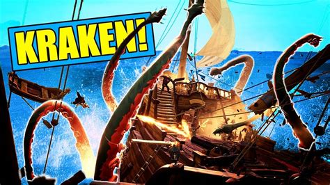 Sinking the Enemy... WITH THE KRAKEN!? [Sea of Thieves] - YouTube