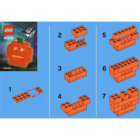 LEGO Halloween Pumpkin Set 40012 Instructions | Brick Owl - LEGO Marketplace