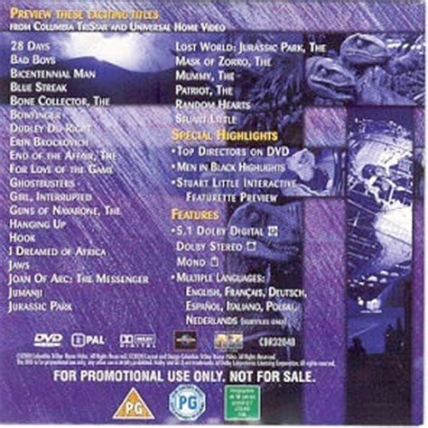 Columbia Tristar Demo DVD 2000