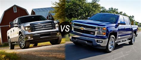 2014 Ford F-150 vs 2014 Chevy Silverado 1500