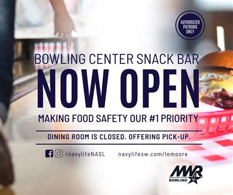 MWR Bowling Center Snack Bar... - Naval Air Station Lemoore