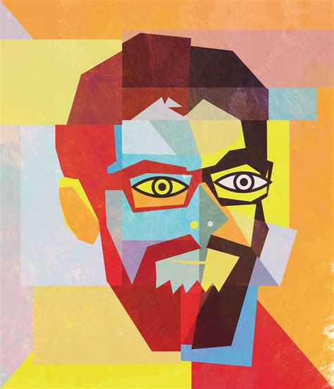 Cubist self portrait by Illanes on DeviantArt