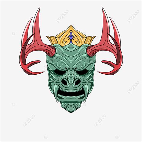 Japanese Samurai Clipart Transparent PNG Hd, Japanese Samurai Goblin Mask, Japan, Warrior, God ...