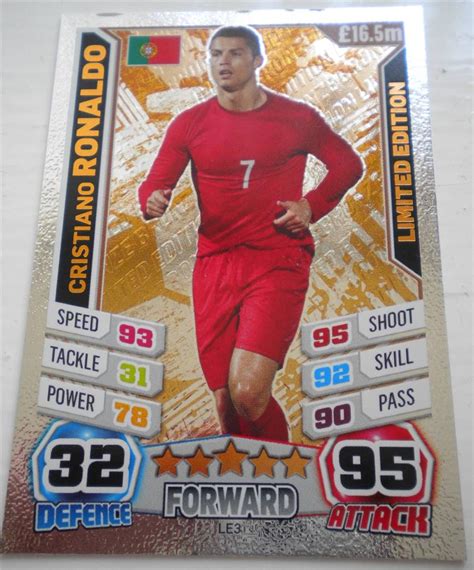 MATCH ATTAX WORLD CUP 2014 LIMITED EDITION & 100 HUNDRED CLUB MESSI RONALDO etc | eBay