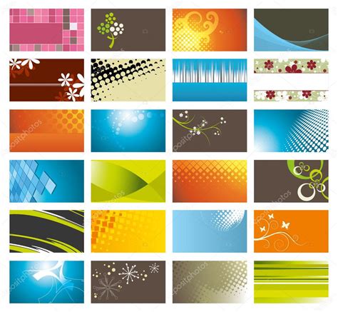 Modern colorful business cards Stock Vector by ©nubephoto 5945631