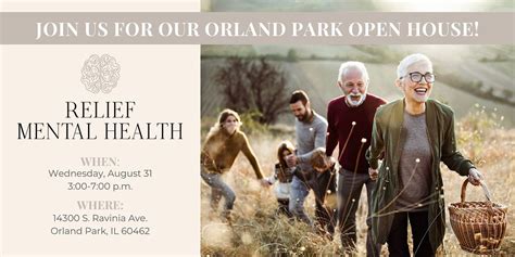 Relief Mental Health: Orland Park Open House, 14300 S Ravinia Ave ...