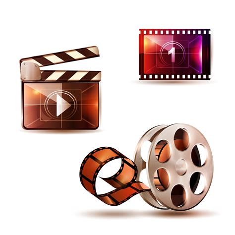 Film industry vector set 2517999 Vector Art at Vecteezy