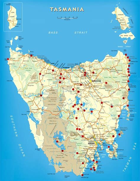 Tasmania Free Camping Map | Tasmania travel, Australian road trip, Free ...